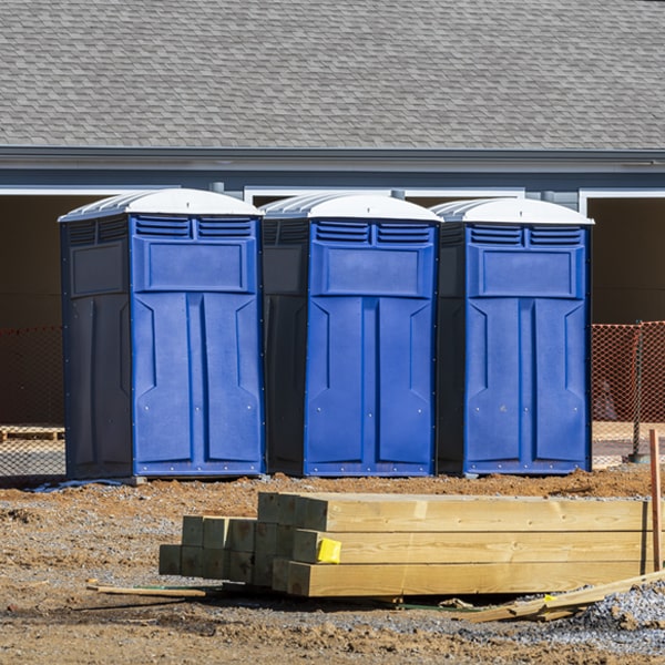 are there any restrictions on where i can place the portable toilets during my rental period in Berea NE